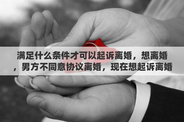 满足什么条件才可以起诉离婚，想离婚，男方不同意协议离婚，现在想起诉离婚，需要什么条件法院才会准许离婚