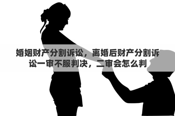 婚姻财产分割诉讼，离婚后财产分割诉讼一审不服判决，二审会怎么判