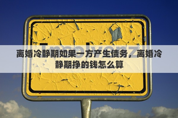 离婚冷静期如果一方产生债务，离婚冷静期挣的钱怎么算