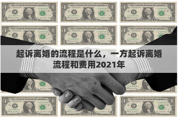起诉离婚的流程是什么，一方起诉离婚流程和费用2021年