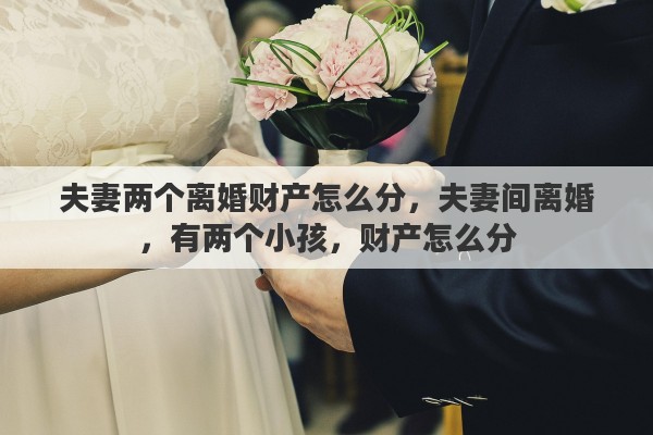 夫妻两个离婚财产怎么分，夫妻间离婚，有两个小孩，财产怎么分