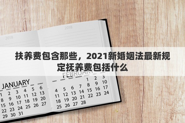 扶养费包含那些，2021新婚姻法最新规定抚养费包括什么