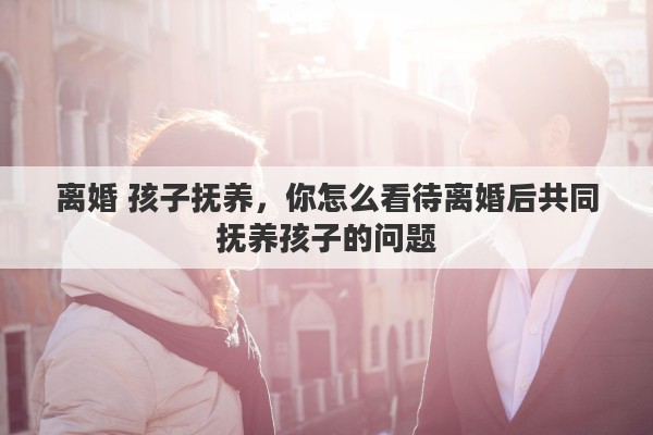 离婚 孩子抚养，你怎么看待离婚后共同抚养孩子的问题