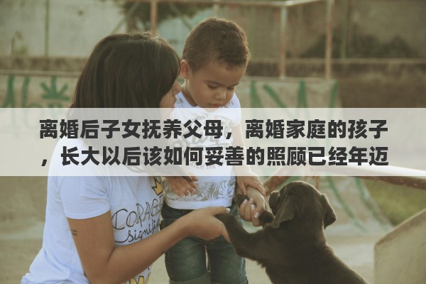 离婚后子女抚养父母，离婚家庭的孩子，长大以后该如何妥善的照顾已经年迈的离异父母