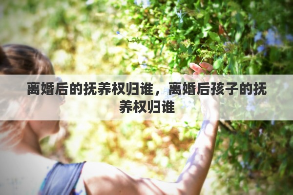离婚后的抚养权归谁，离婚后孩子的抚养权归谁