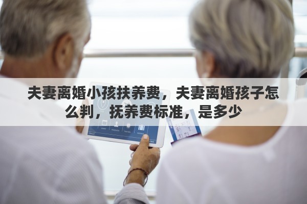 夫妻离婚小孩扶养费，夫妻离婚孩子怎么判，抚养费标准，是多少