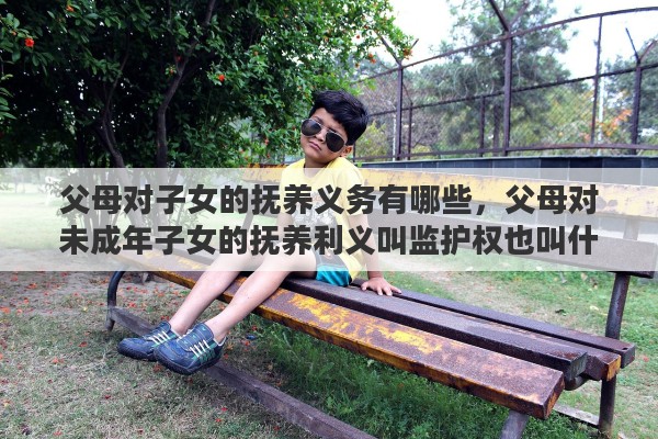 父母对子女的抚养义务有哪些，父母对未成年子女的抚养利义叫监护权也叫什么