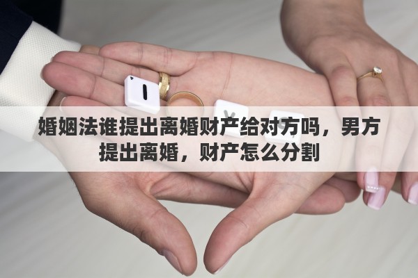 婚姻法谁提出离婚财产给对方吗，男方提出离婚，财产怎么分割