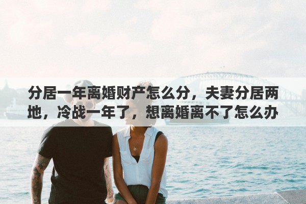 分居一年离婚财产怎么分，夫妻分居两地，冷战一年了，想离婚离不了怎么办