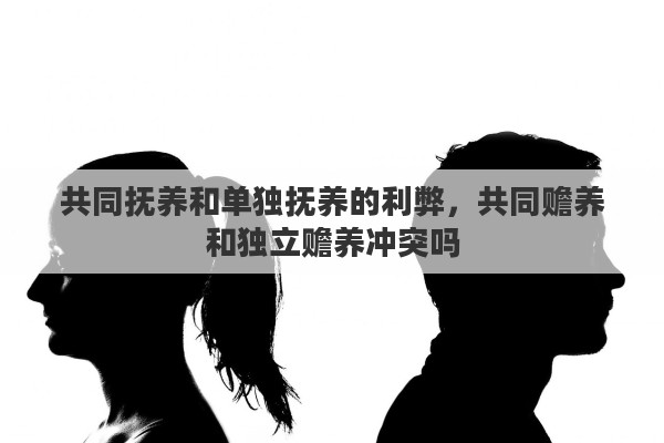 共同抚养和单独抚养的利弊，共同赡养和独立赡养冲突吗