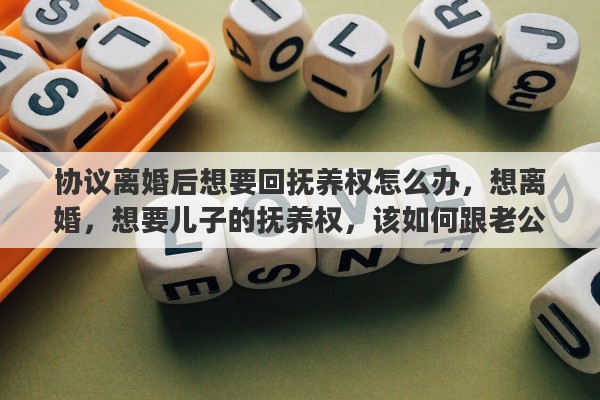 协议离婚后想要回抚养权怎么办，想离婚，想要儿子的抚养权，该如何跟老公开口