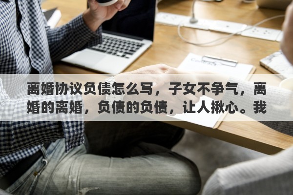 离婚协议负债怎么写，子女不争气，离婚的离婚，负债的负债，让人揪心。我该怎么办