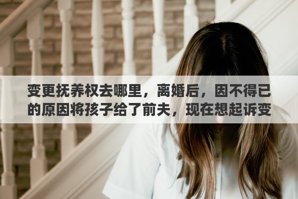 变更抚养权去哪里，离婚后，因不得已的原因将孩子给了前夫，现在想起诉变更抚养权，对孩子好吗