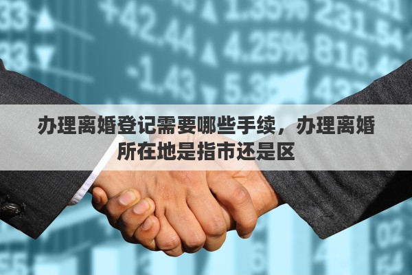 办理离婚登记需要哪些手续，办理离婚所在地是指市还是区