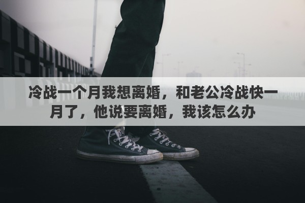 冷战一个月我想离婚，和老公冷战快一月了，他说要离婚，我该怎么办