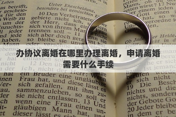 办协议离婚在哪里办理离婚，申请离婚需要什么手续