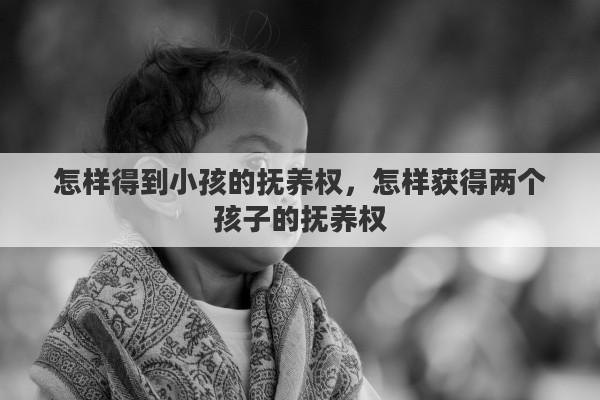 怎样得到小孩的抚养权，怎样获得两个孩子的抚养权
