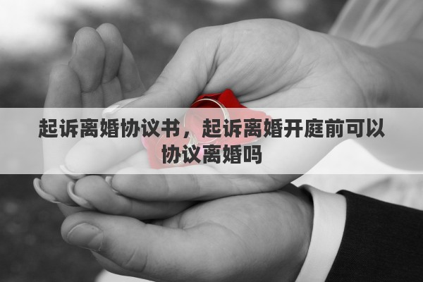 起诉离婚协议书，起诉离婚开庭前可以协议离婚吗