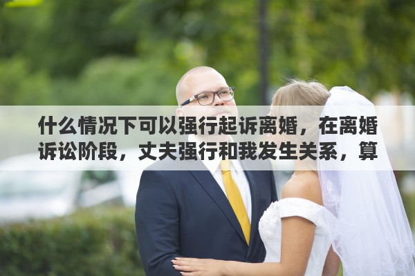 什么情况下可以强行起诉离婚，在离婚诉讼阶段，丈夫强行和我发生关系，算强奸吗