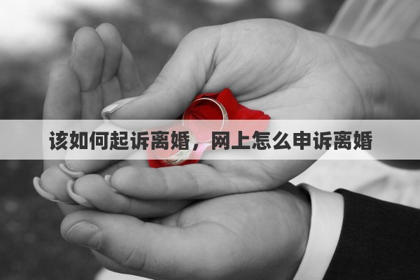 该如何起诉离婚，网上怎么申诉离婚