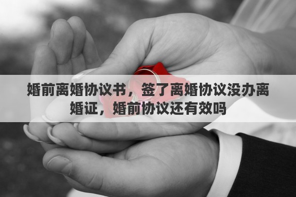 婚前离婚协议书,签了离婚协议没办离婚证,婚前协议还有效吗 婚前离婚协议书,签了离婚协议没办离婚证,婚前协议还有效吗