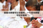 离婚冷静期可以分居吗，一个月冷静期可以分居吗