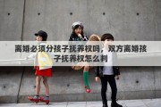 离婚必须分孩子抚养权吗，双方离婚孩子抚养权怎么判