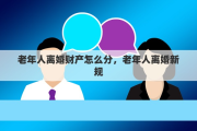 老年人离婚财产怎么分，老年人离婚新规