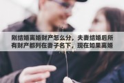 刚结婚离婚财产怎么分，夫妻结婚后所有财产都列在妻子名下，现在如果离婚这些财产如何算
