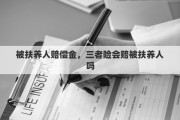 被扶养人赔偿金，三者险会赔被扶养人吗