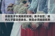 非亲生子女离婚后抚养，妻子去世，婚内儿子鉴定非亲生，我是必须继续抚养吗？能否索赔