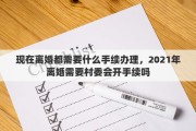 现在离婚都需要什么手续办理，2021年离婚需要村委会开手续吗