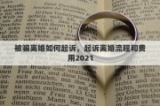 被骗离婚如何起诉，起诉离婚流程和费用2021