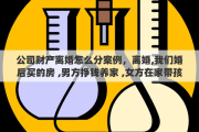 公司财产离婚怎么分案例，离婚,我们婚后买的房 ,男方挣钱养家 ,女方在家带孩子,离婚了财产怎么分