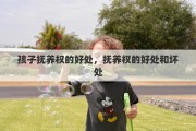 孩子抚养权的好处，抚养权的好处和坏处