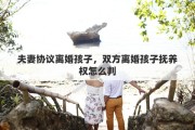 夫妻协议离婚孩子，双方离婚孩子抚养权怎么判