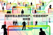 离婚时怎么查对方财产，分居后的财产如何查