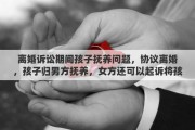 离婚诉讼期间孩子抚养问题，协议离婚，孩子归男方抚养，女方还可以起诉将孩子要回去吗