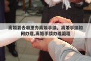 离婚要去哪里办离婚手续，离婚手续如何办理,离婚手续办理流程