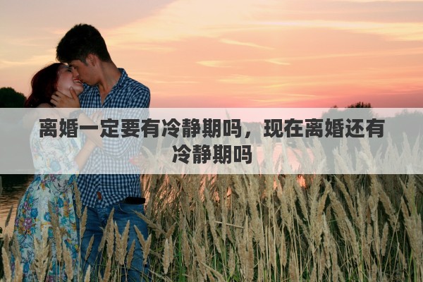 离婚一定要有冷静期吗，现在离婚还有冷静期吗