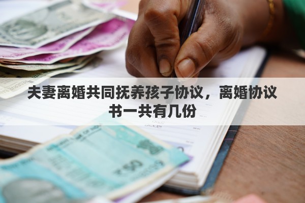夫妻离婚共同抚养孩子协议，离婚协议书一共有几份