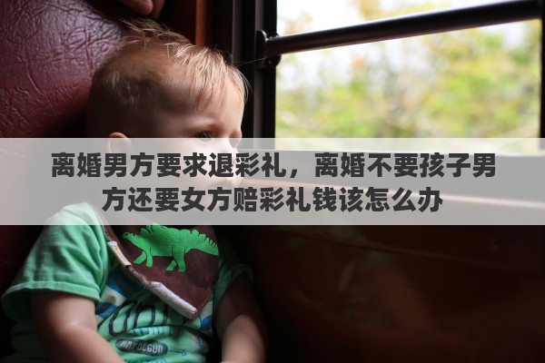 离婚男方要求退彩礼，离婚不要孩子男方还要女方赔彩礼钱该怎么办