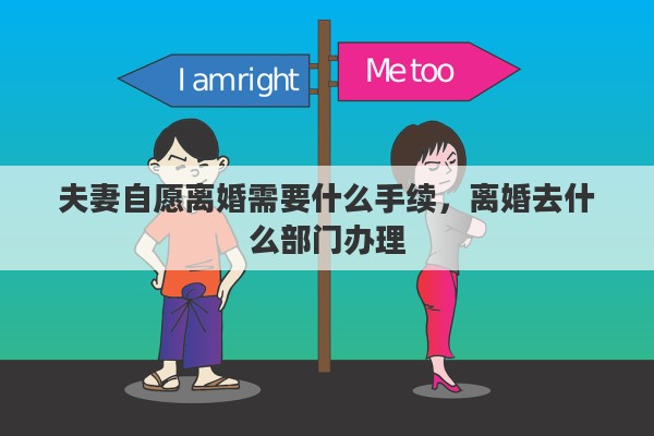 夫妻自愿离婚需要什么手续，离婚去什么部门办理