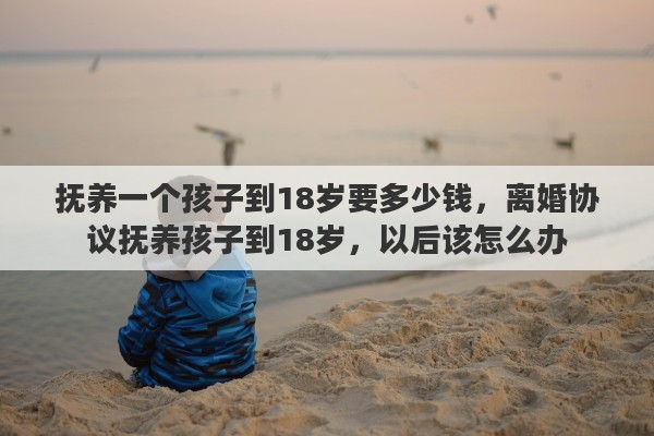 抚养一个孩子到18岁要多少钱，离婚协议抚养孩子到18岁，以后该怎么办