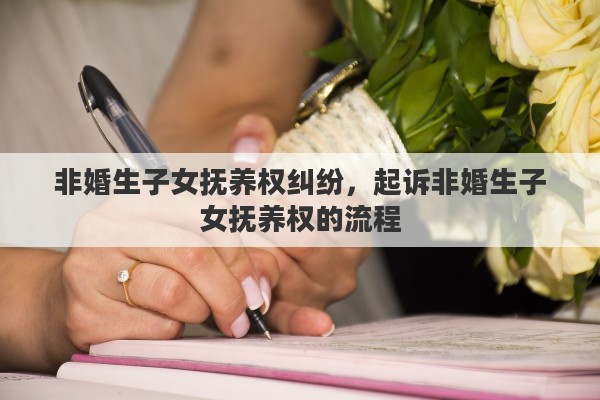 非婚生子女抚养权纠纷，起诉非婚生子女抚养权的流程