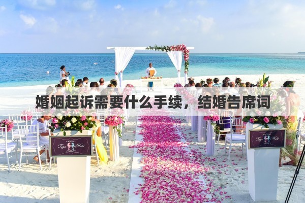 婚姻起诉需要什么手续，结婚告席词