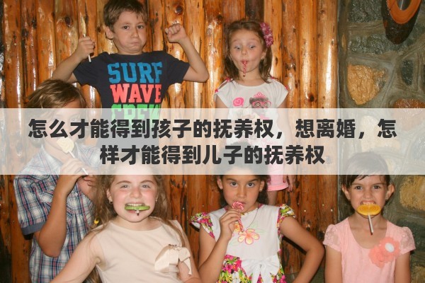 怎么才能得到孩子的抚养权，想离婚，怎样才能得到儿子的抚养权