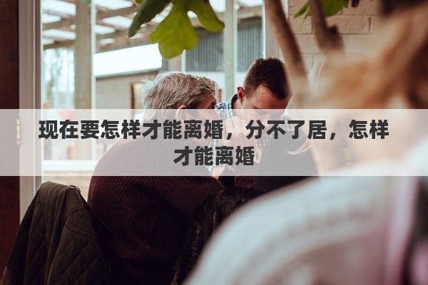 现在要怎样才能离婚，分不了居，怎样才能离婚