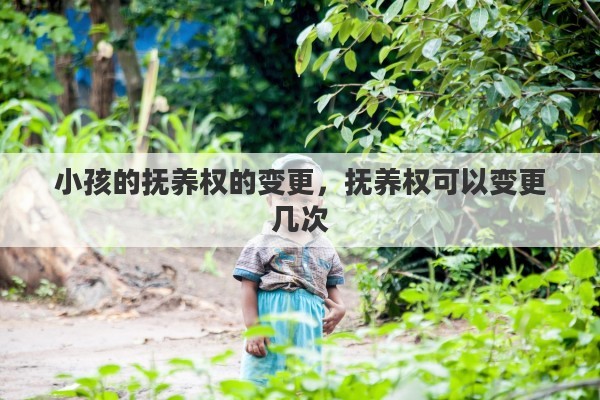 小孩的抚养权的变更，抚养权可以变更几次