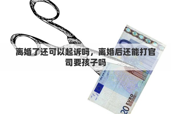 离婚了还可以起诉吗，离婚后还能打官司要孩子吗